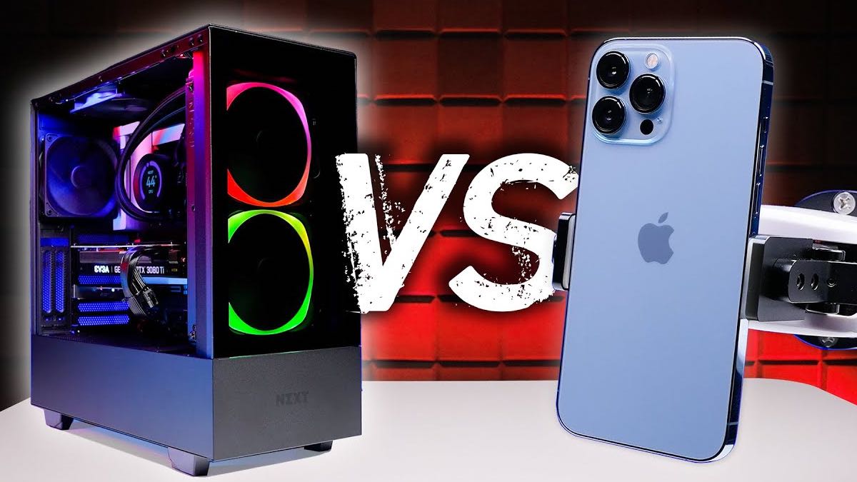 iPhone 13 Pro Max vs PC