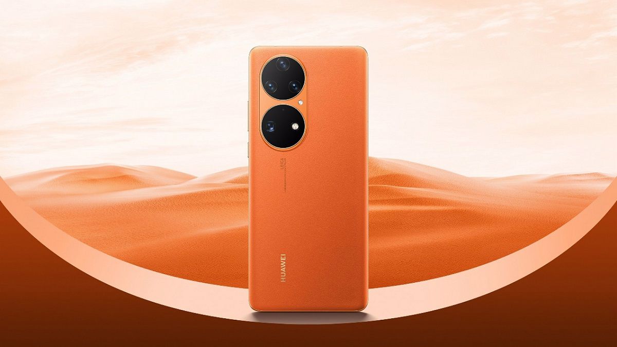 Huawei P50 Pro Danxia orange