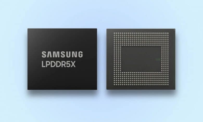 Samsung LPDDR5X belleği